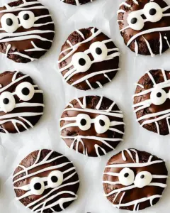 Chocolate Mummy Cookies