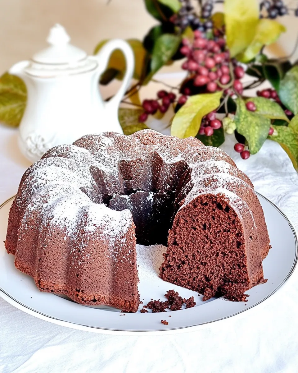 Chocolate Pound Cake