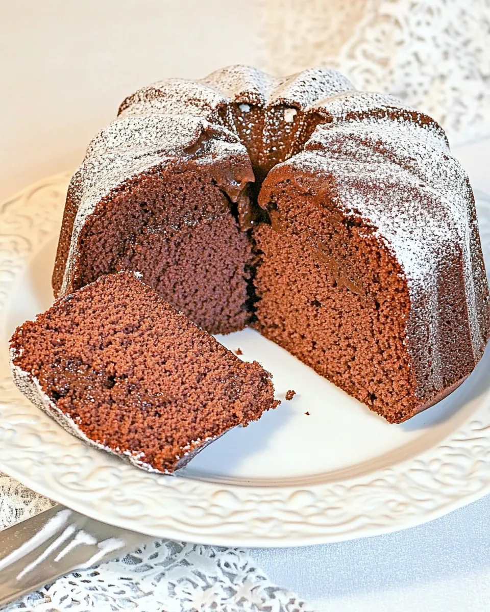 Chocolate Pound Cake