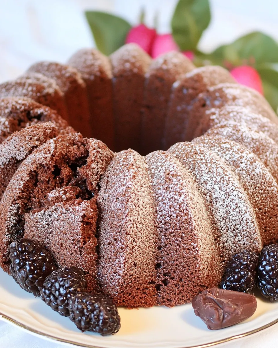 Chocolate Pound Cake