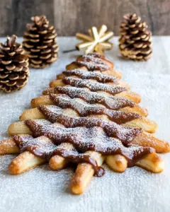 Churro Nutella Christmas Tree