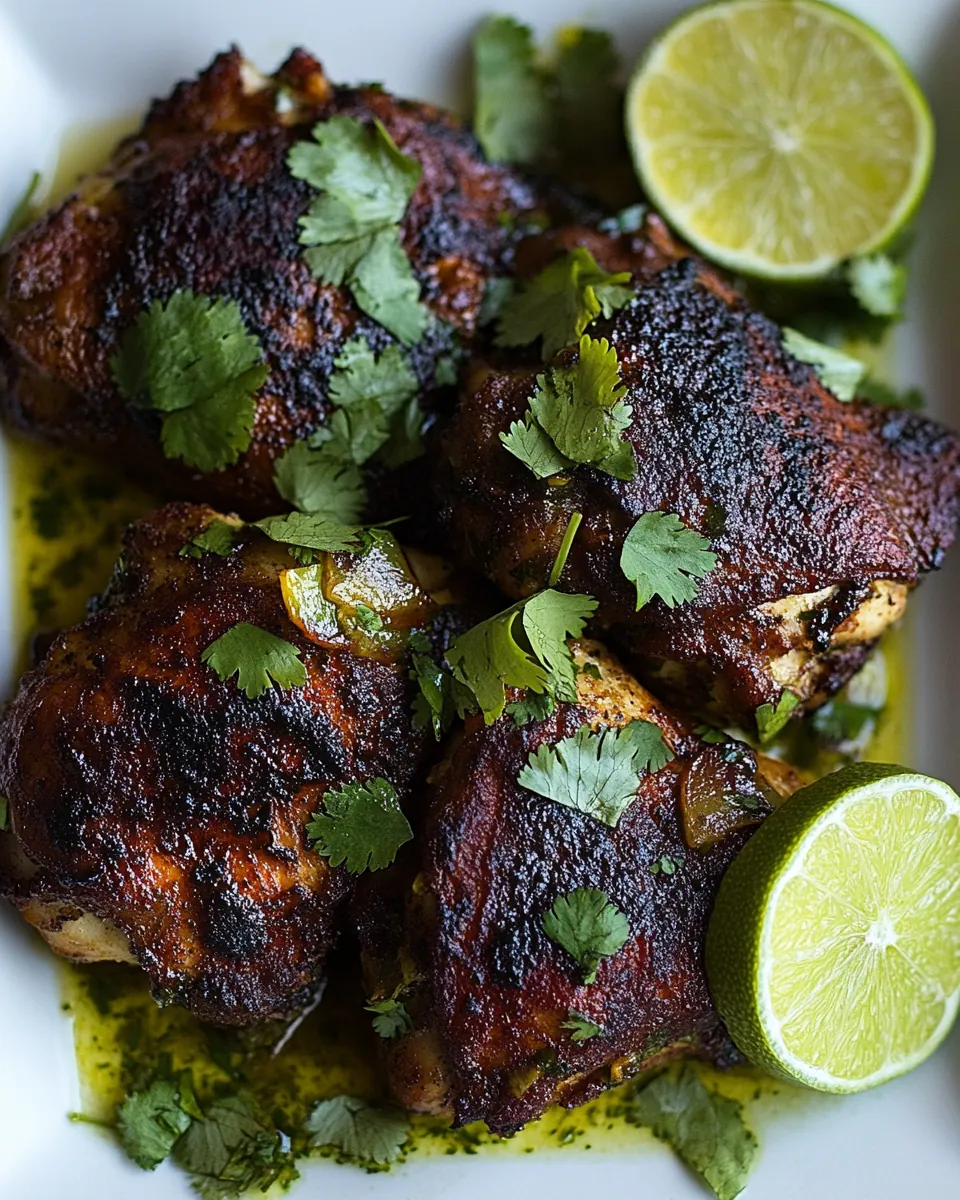 Cilantro Lime Chicken Thighs