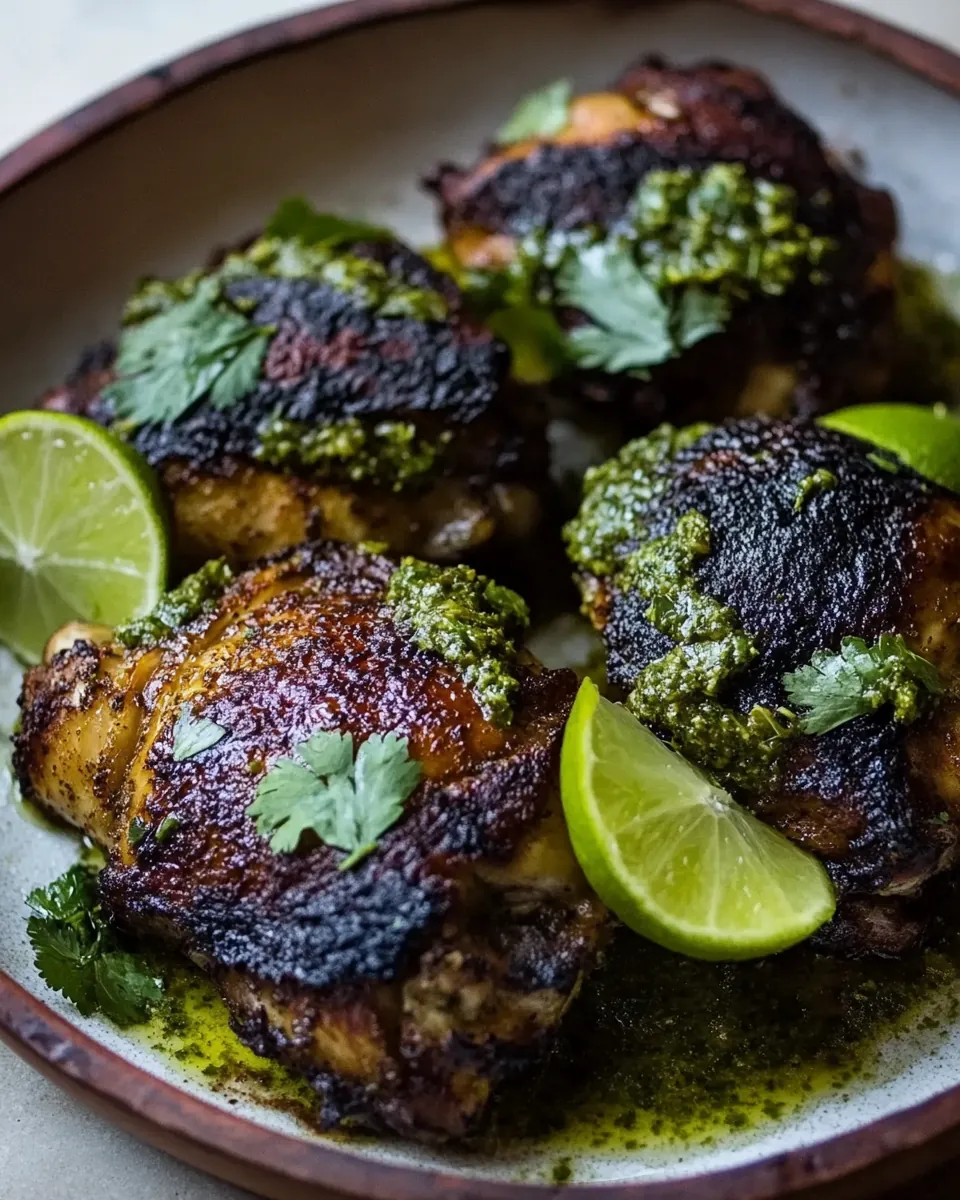 Cilantro Lime Chicken Thighs