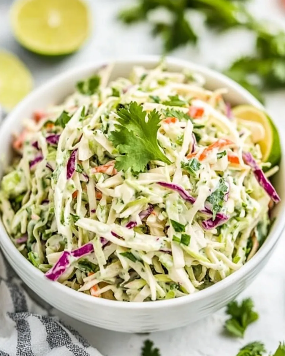 Cilantro Lime Taco Slaw