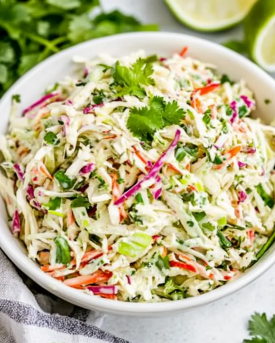 Cilantro Lime Taco Slaw