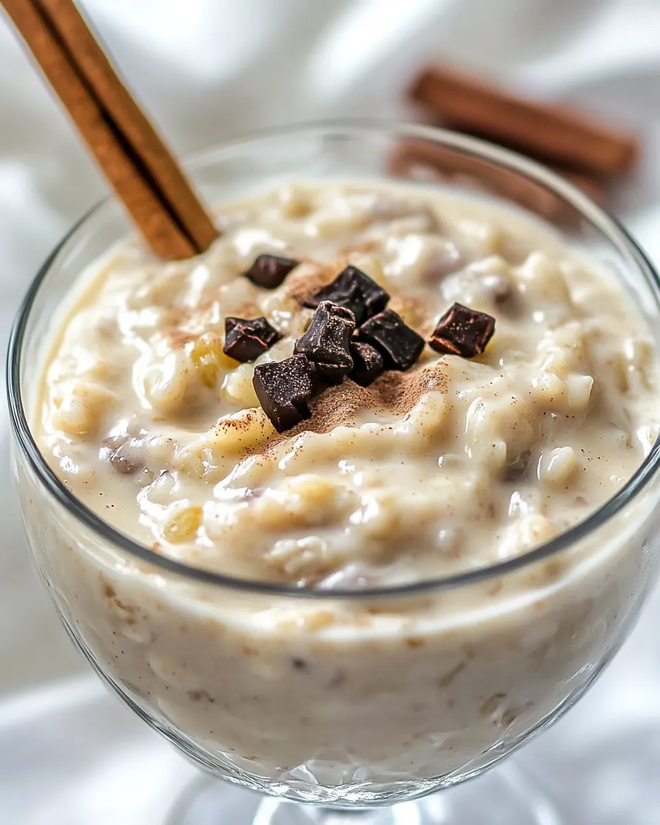 Cinnamon Rice Pudding