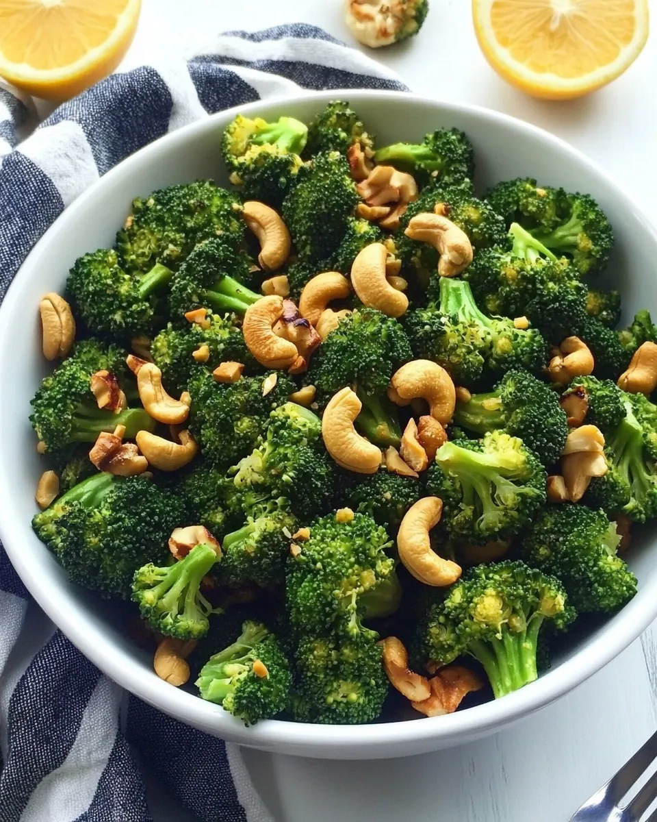 Citrus Broccoli with Cashews