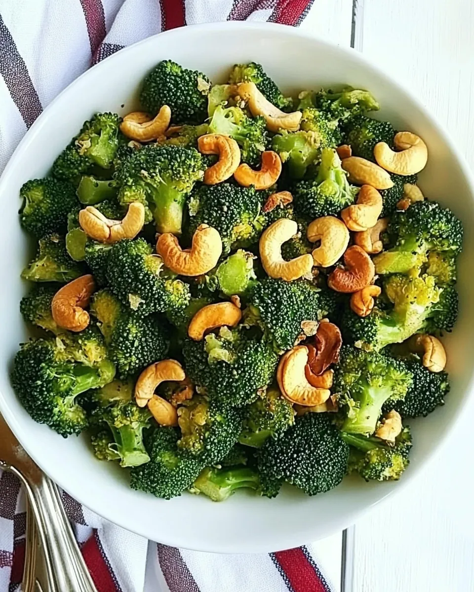 Citrus Broccoli with Cashews