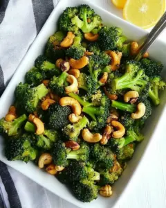 Citrus Broccoli with Cashews