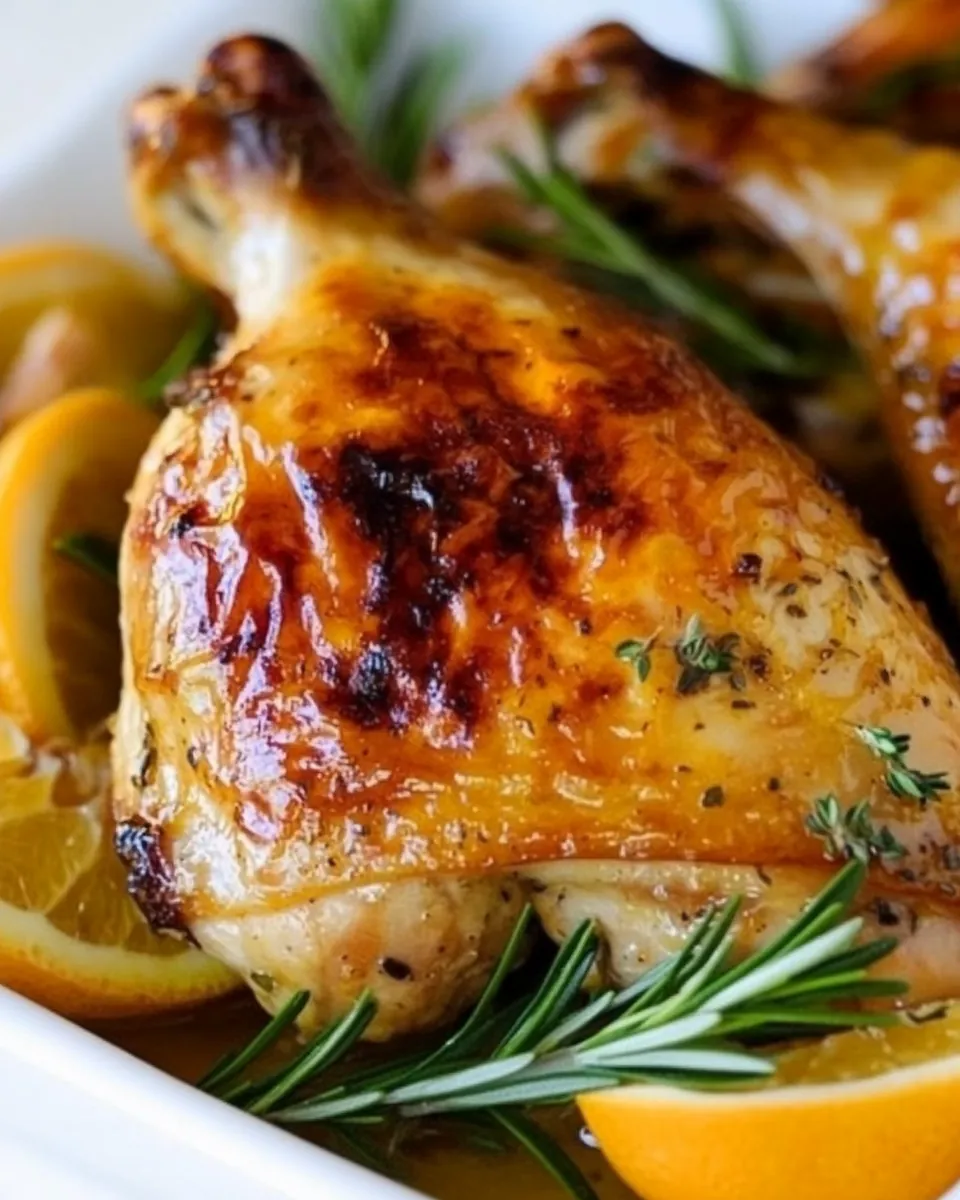Citrus Glazed Roast Chicken