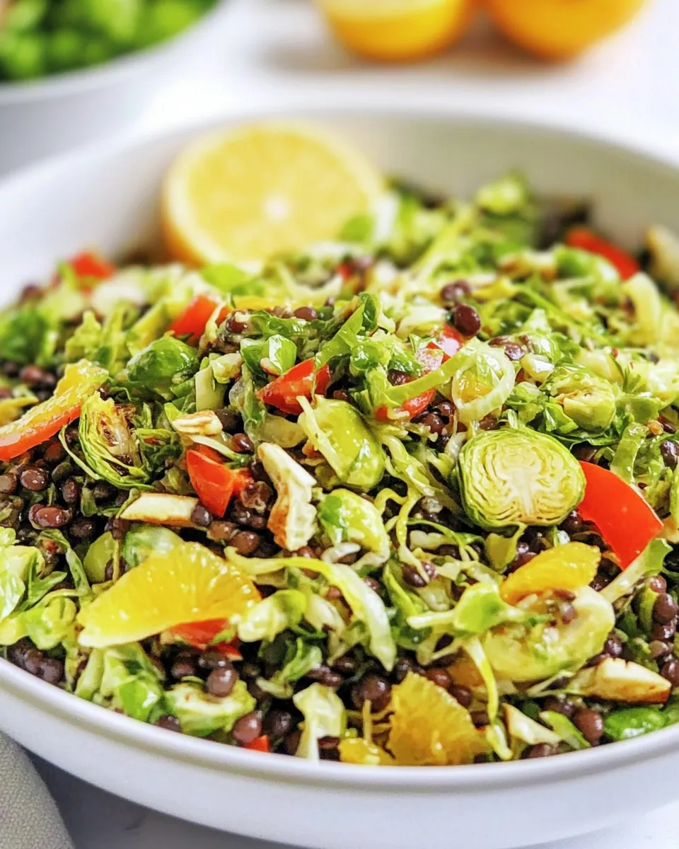 Citrus Lentil Salad