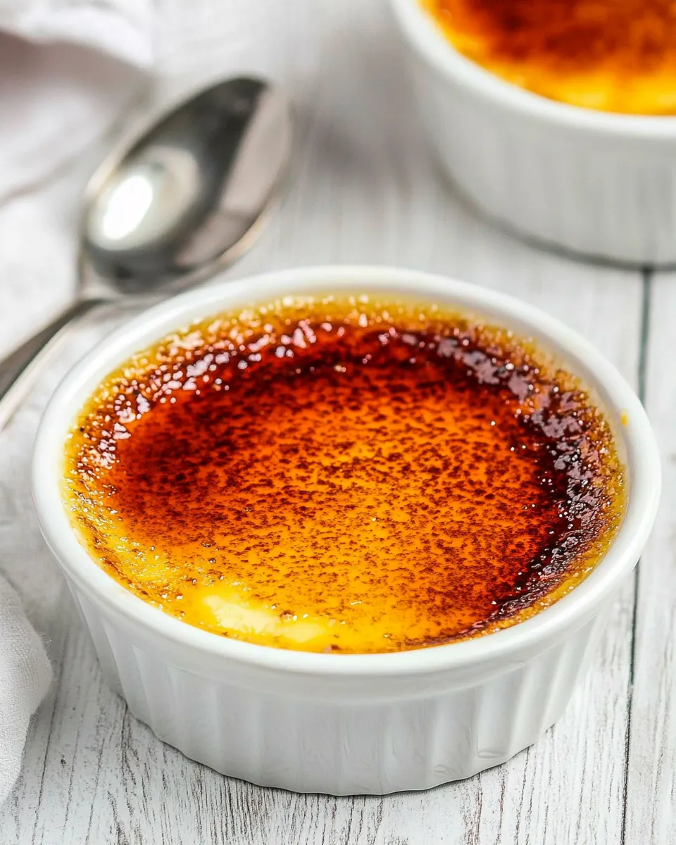 Classic Vanilla Bean Creme Brulee