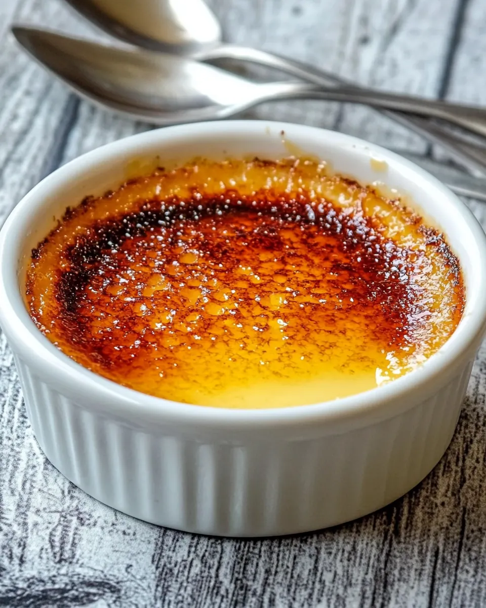Classic Vanilla Bean Creme Brulee
