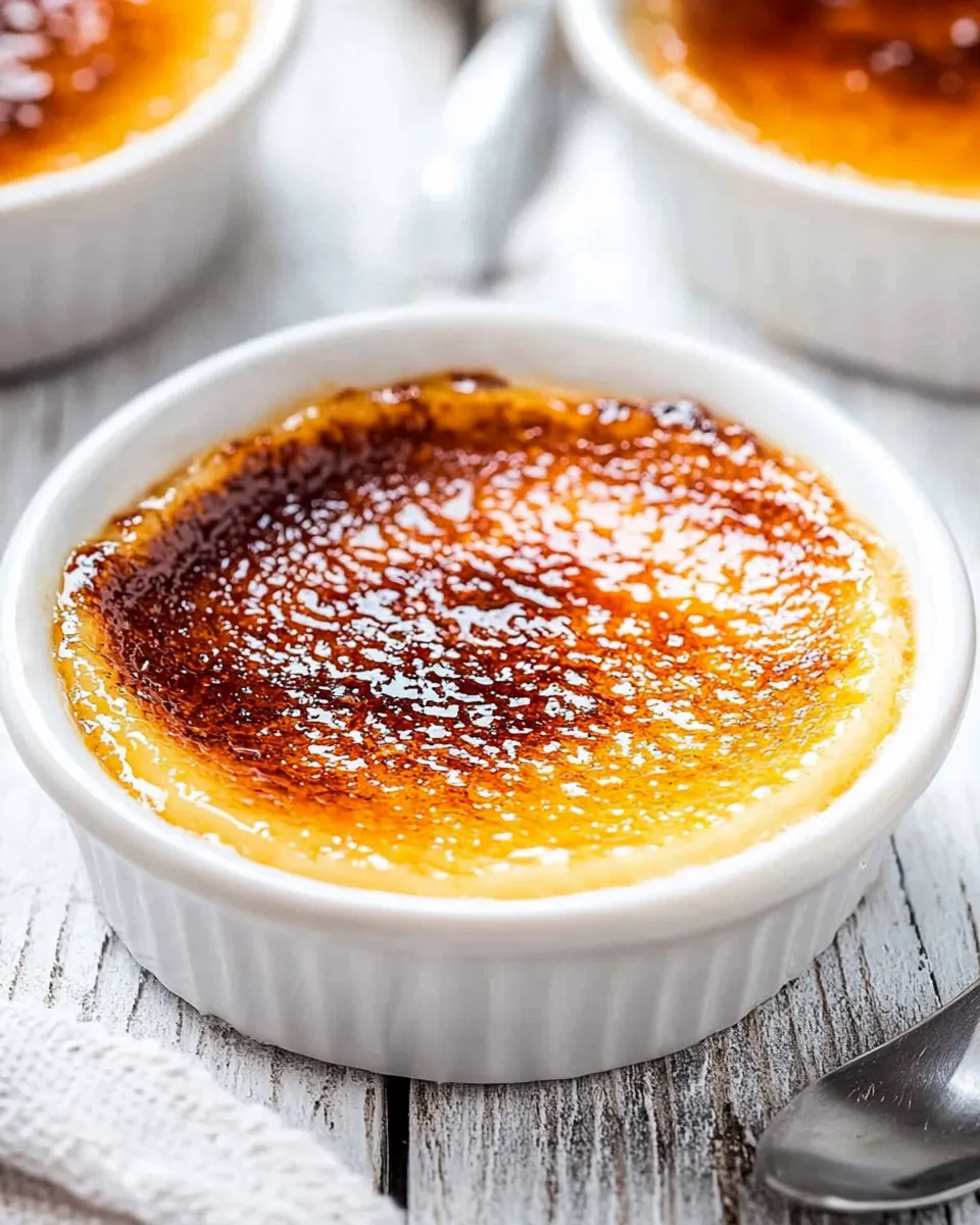Classic Vanilla Bean Creme Brulee
