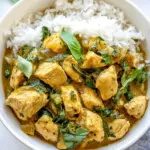 Coconut Basil Chicken Curry