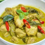 Coconut Ginger Chicken Vegetables