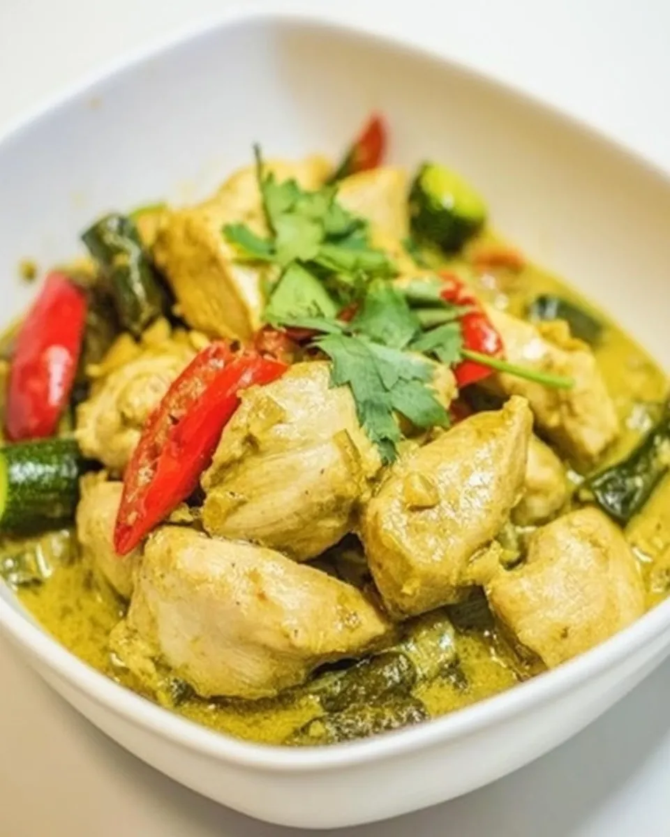 Coconut Ginger Chicken Vegetables