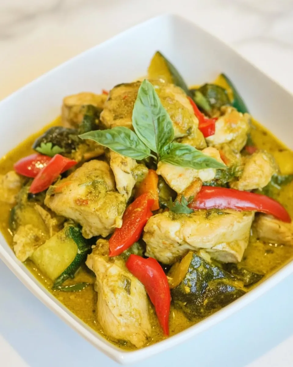 Coconut Ginger Chicken Vegetables