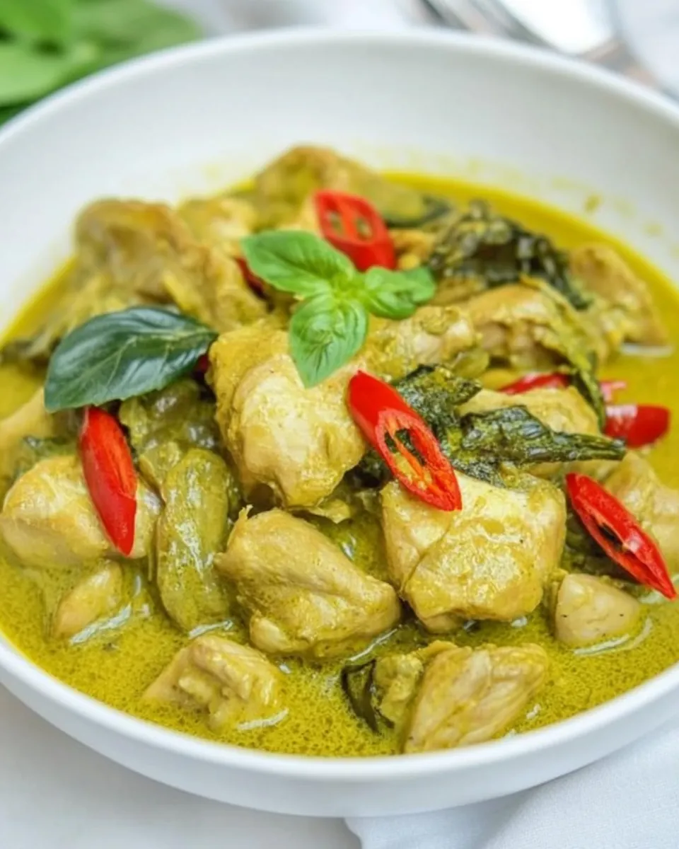 Coconut Ginger Chicken Vegetables