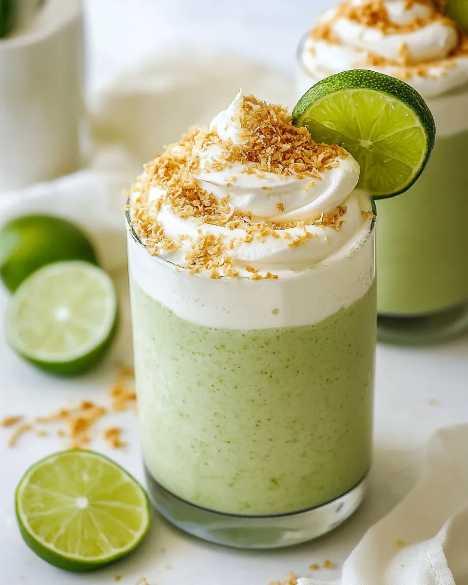 Coconut Key Lime Pie Smoothie