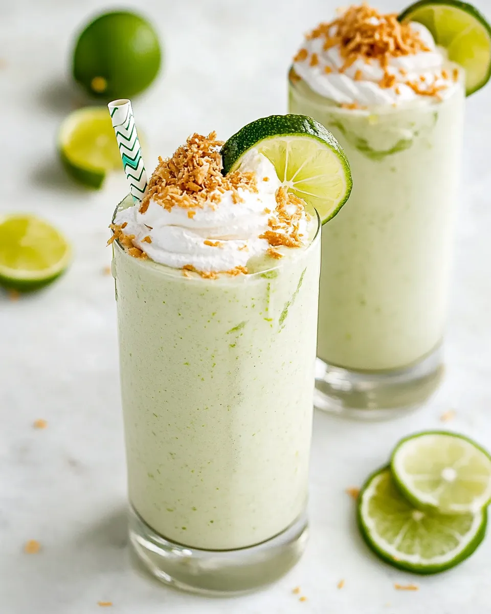 Coconut Key Lime Pie Smoothie