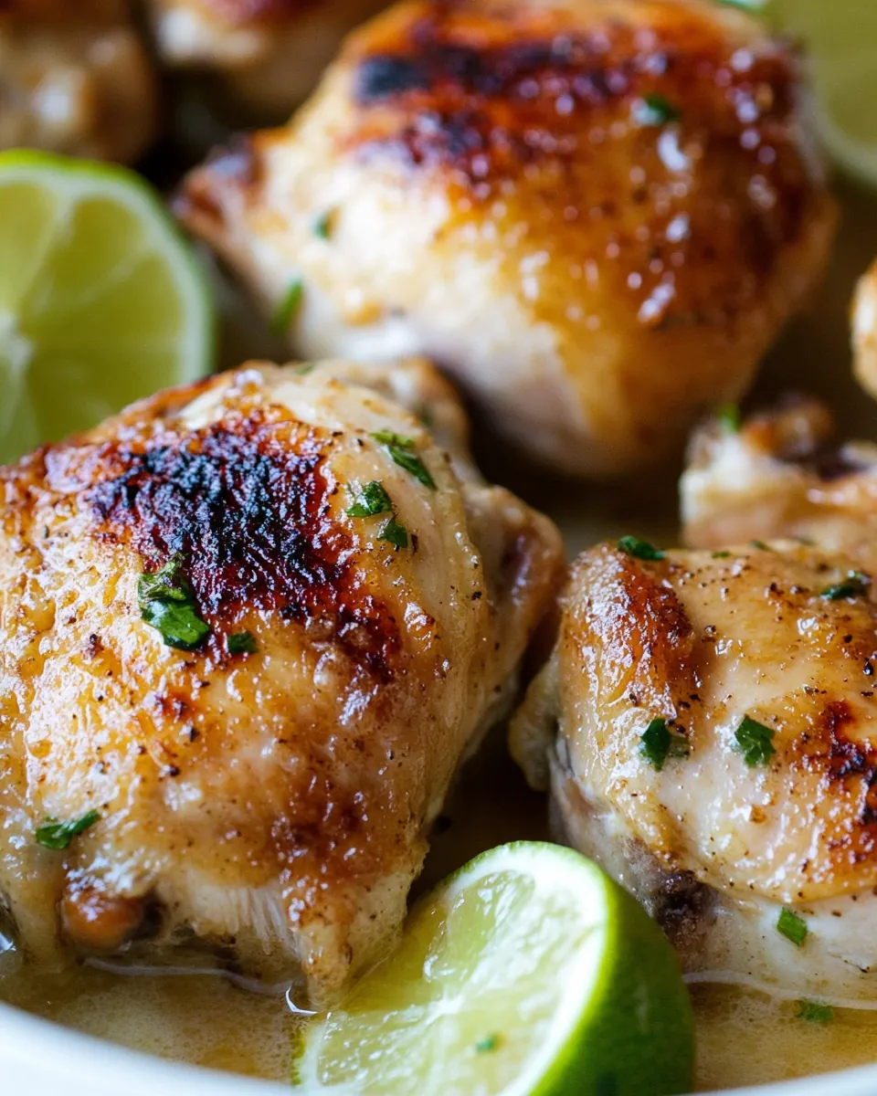 Coconut Lime Skillet Chicken