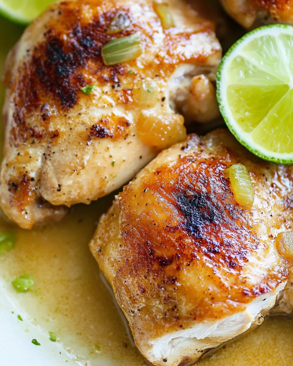 Coconut Lime Skillet Chicken