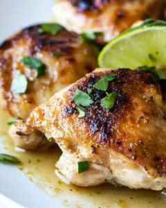 Coconut Lime Skillet Chicken