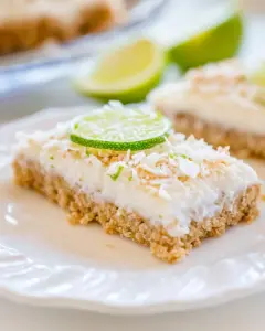Coconut Lime White Chocolate Bars