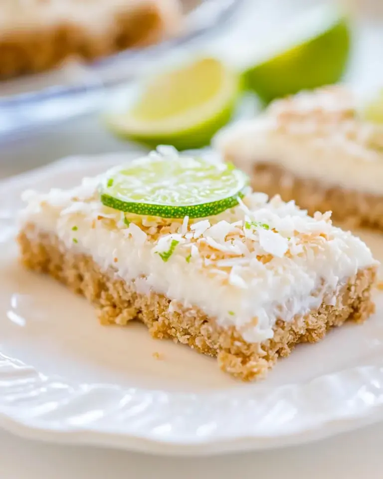 Coconut Lime White Chocolate Bars
