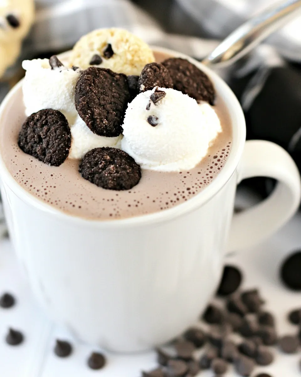 Cookies and Cream Hot Chocolate