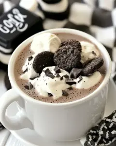 Cookies and Cream Hot Chocolate
