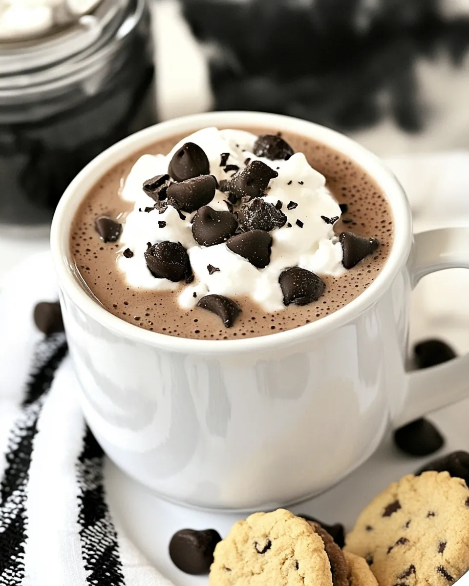 Cookies and Cream Hot Chocolate