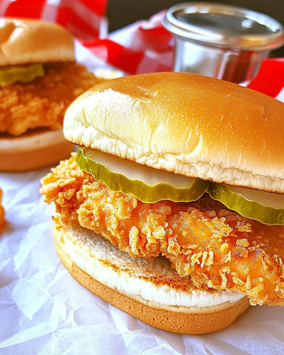 Copycat Chick-fil-A Chicken Sandwich