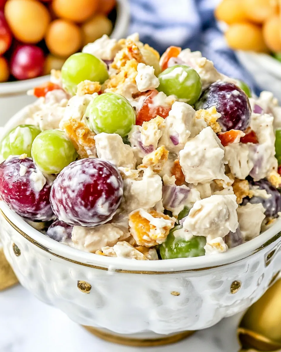 Copycat Chicken Salad Chick’s Grape Salad