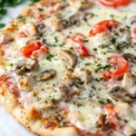 Copycat Olive Garden Chicken Formaggio Pizza