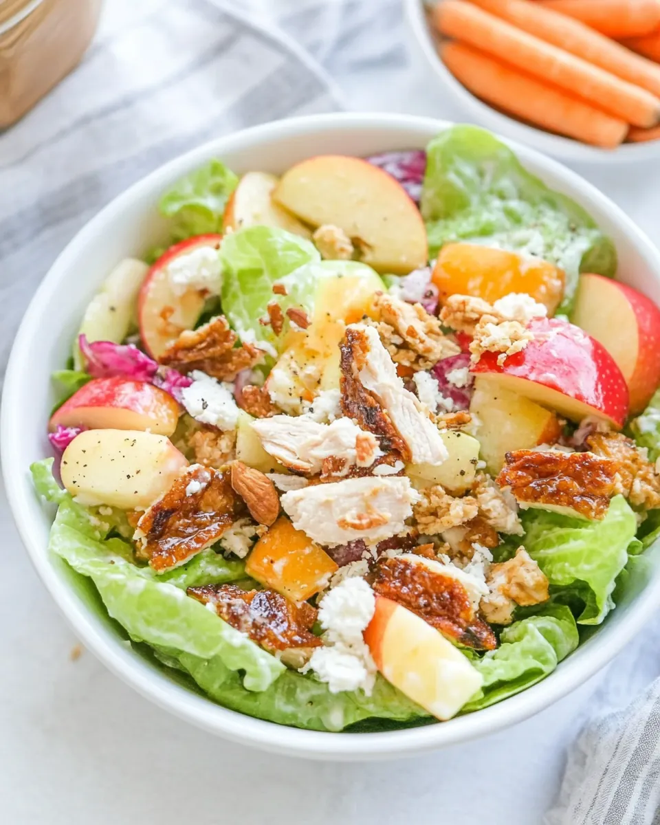 Copycat Panera Fuji Apple Salad with Chicken