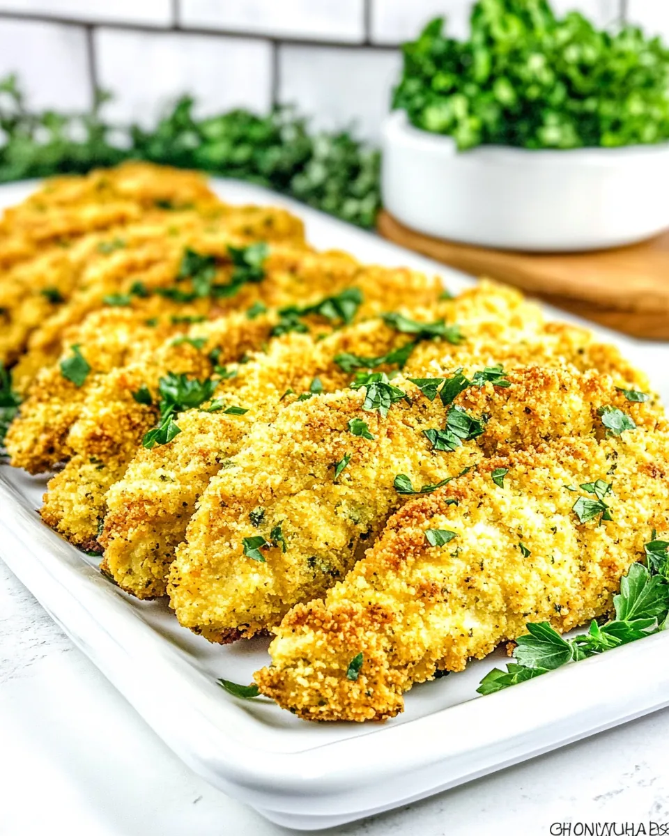 Cornbread Crusted Chicken Tenders