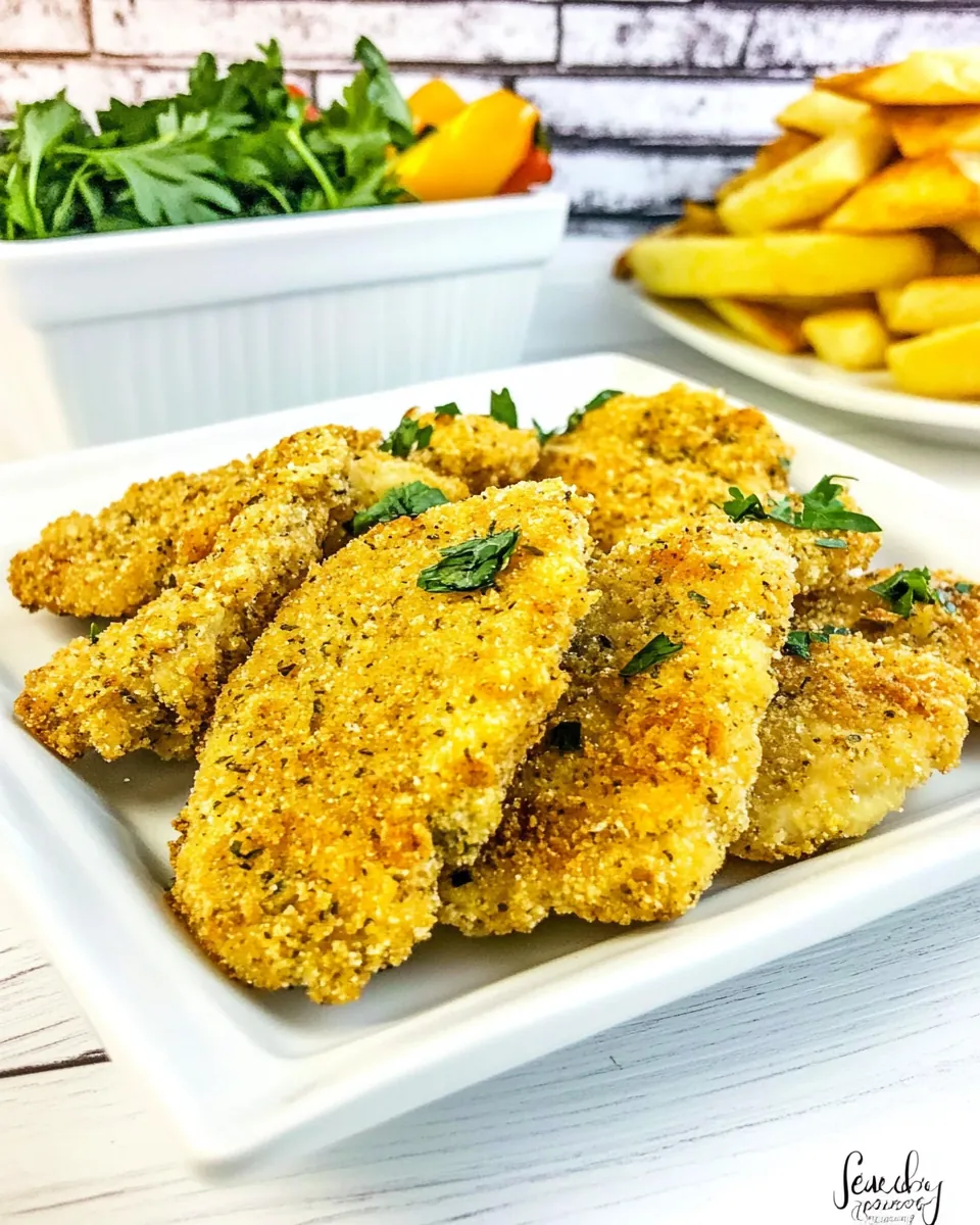 Cornbread Crusted Chicken Tenders