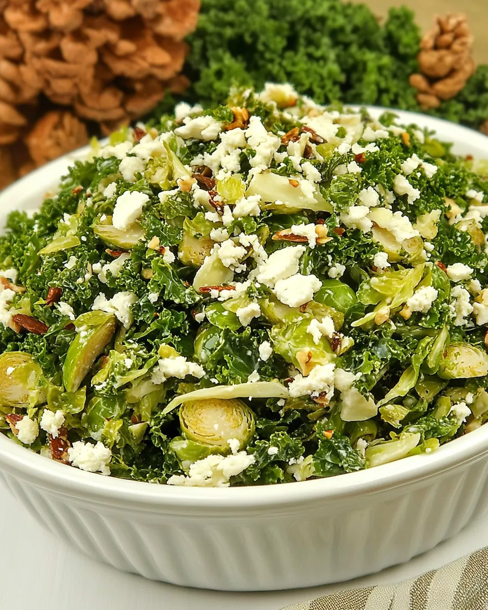 Cracker Barrel Brussel Sprout and Kale Salad