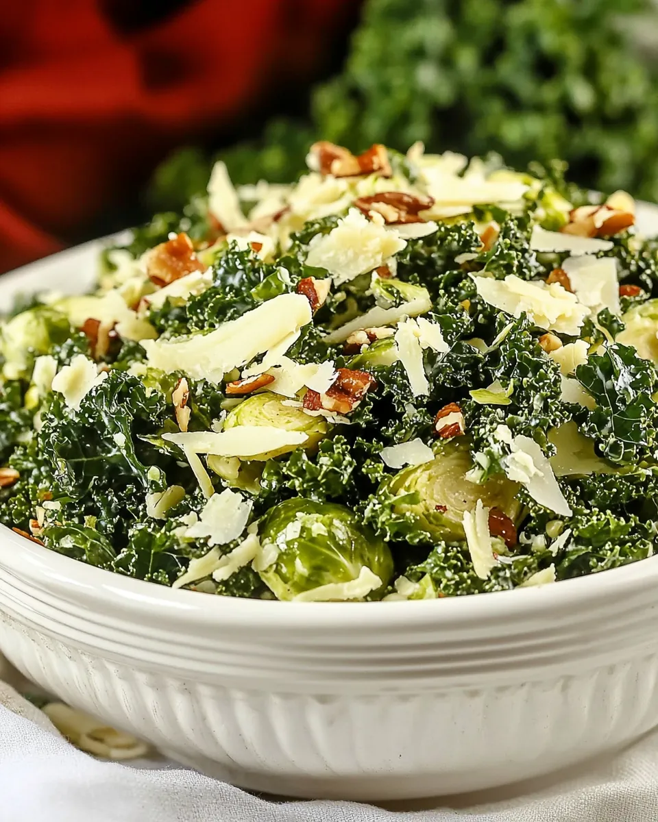 Cracker Barrel Brussel Sprout and Kale Salad