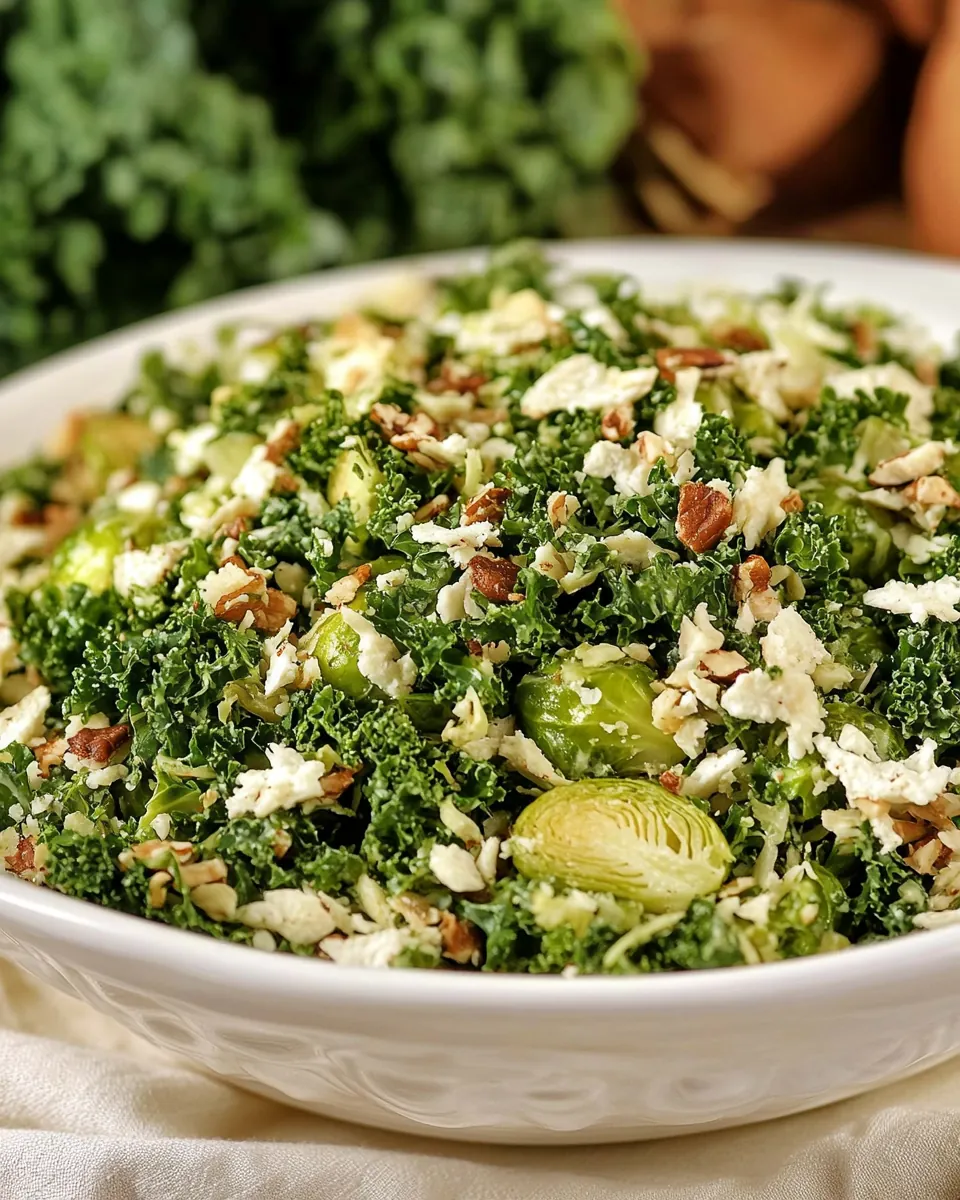 Cracker Barrel Brussel Sprout and Kale Salad