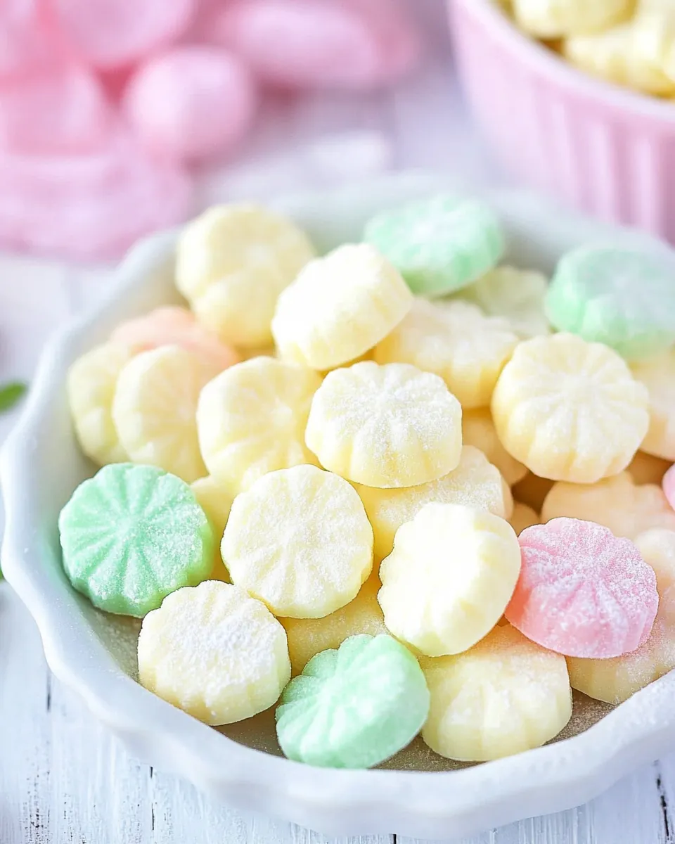 Cream Cheese Mints