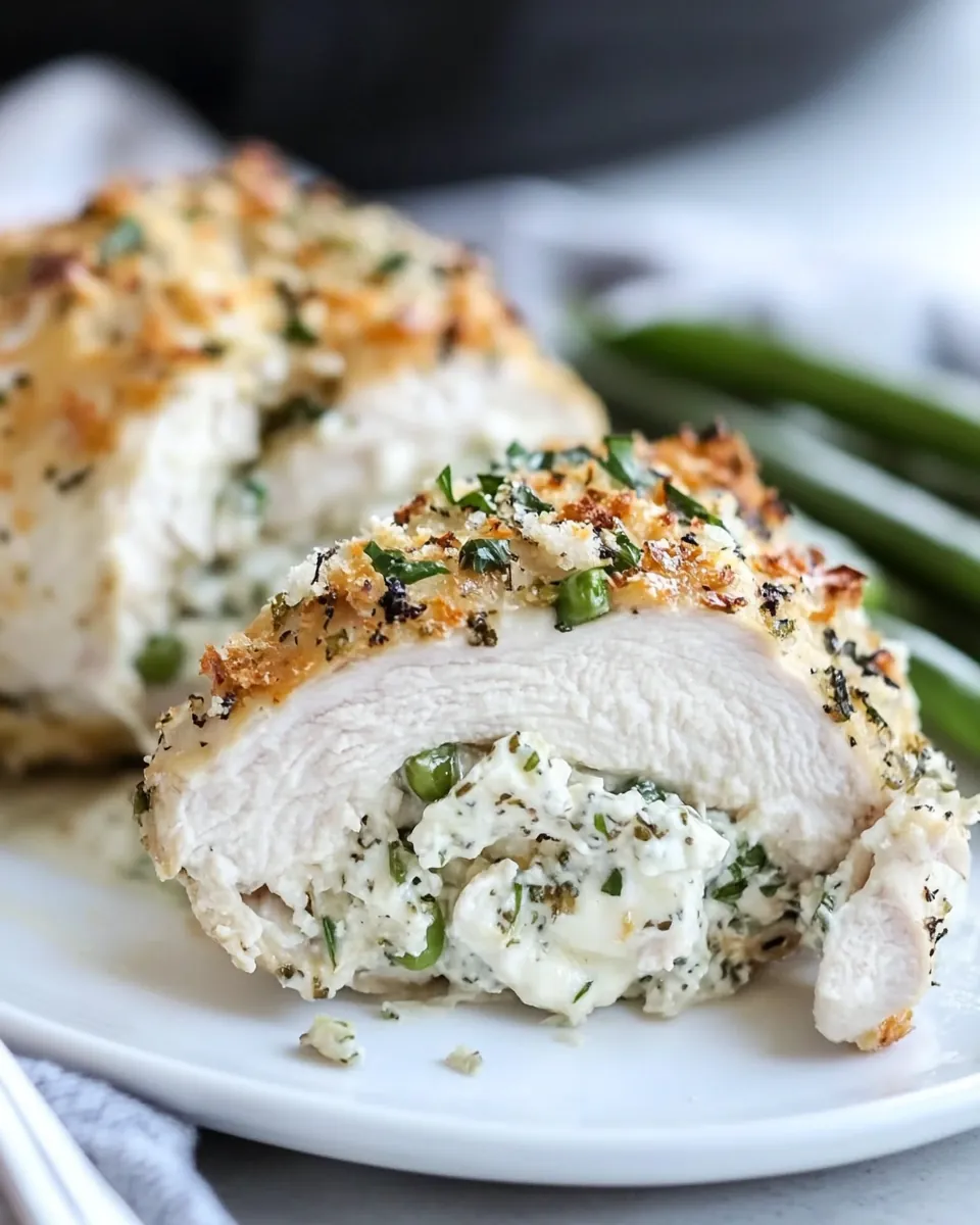 Cream Cheese Stuffed Everything Chicken