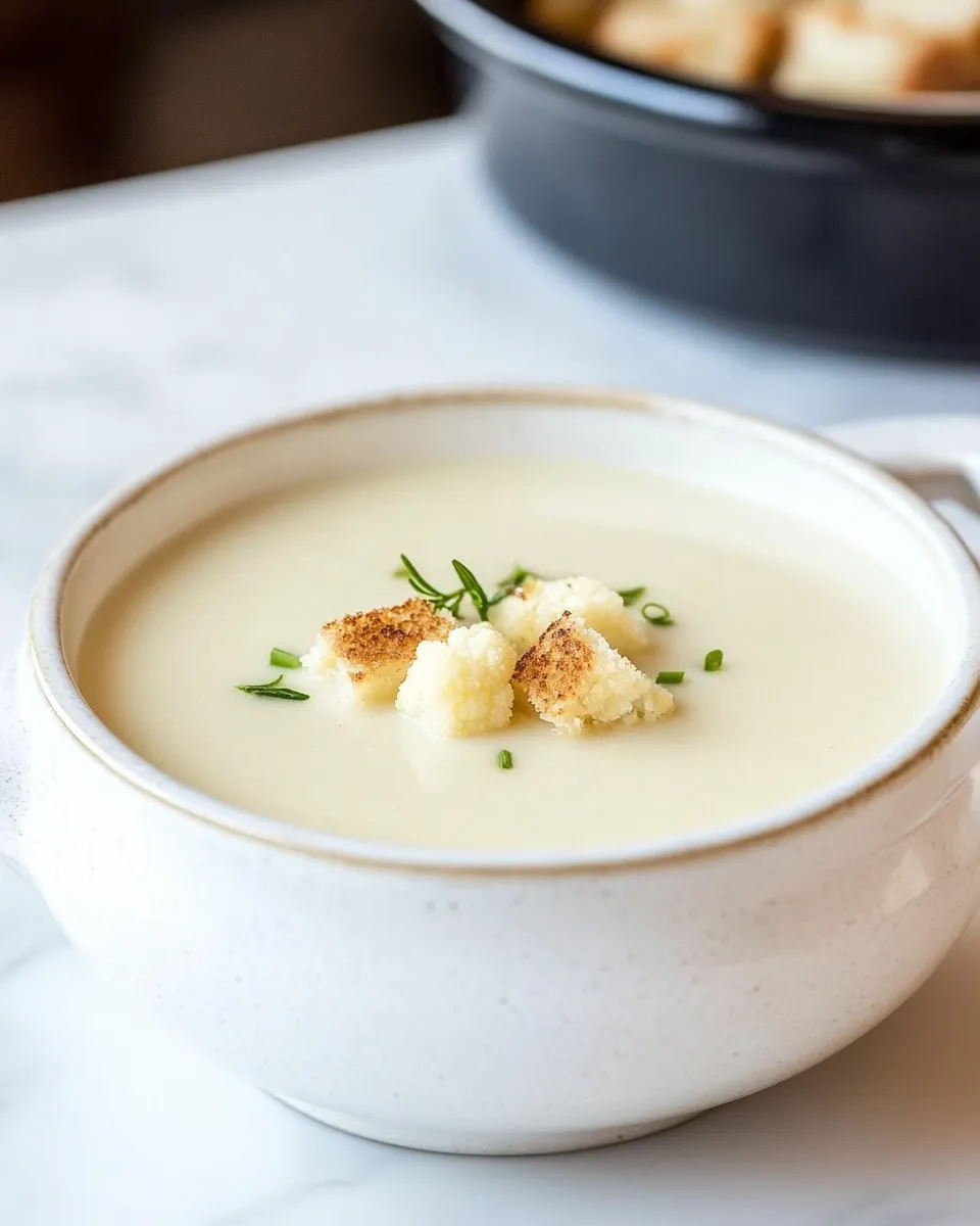 Cream of Cauliflower Soup