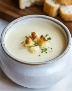 Cream of Cauliflower Soup