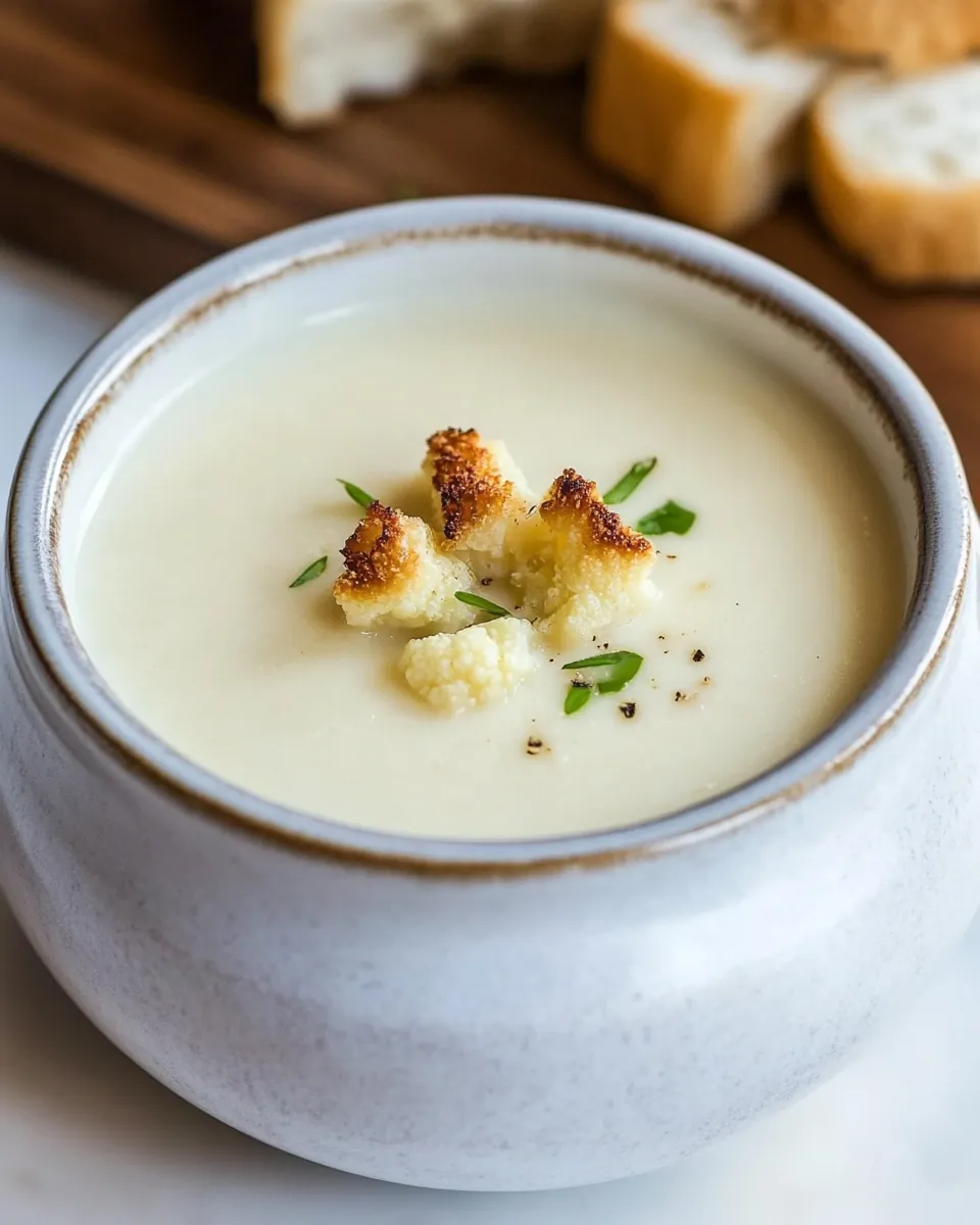 Cream of Cauliflower Soup