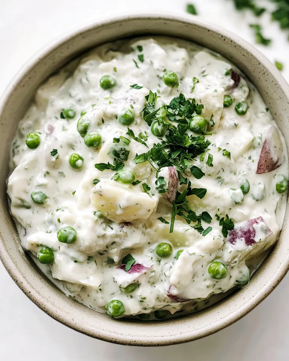 Creamed Peas and Potatoes