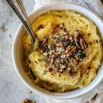 Creamed Spaghetti Squash with Browned Butter Walnuts