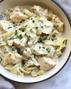 Creamy Artichoke Chicken Skillet